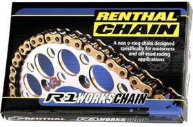 R1-520-116 Renthal 520x116 Links R1 Works Series Non-oring Gold Chain C126 80-1915