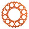 224u-520-52gpor Renthal Rear Sprocket 52 Tooth Orange For Motorcycle
