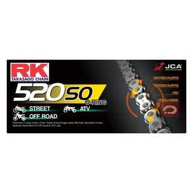 520so-100 Rk Excel Chain - 520so Road And Off-road Oftring Chain#