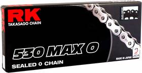 530maxo-130-bc Rk 530 Max O - Drive Chain 130 Links Black/chrome