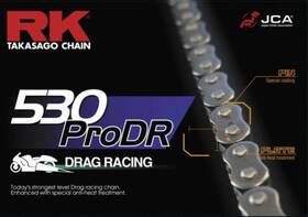 530prodr-180 Rk 530 Pro Racing Street Motorcycle Chain 180 Links Natural
