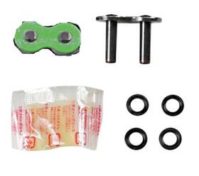 Mm520zxw-rl Rk Chain 520 Zxw Premium High Performance Xw-seal Rivet Master Link Green