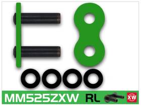 Mm525zxw-rl Rk Chain Zxw Series 525 Rivet Connecting Link Green
