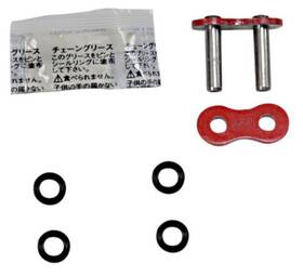 Rr530zxw-rl Rk Chain 530 Zxw Premium High Performance Xw-seal Rivet Master Link Red