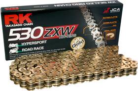 Gb530zxw-130 Rk Excel 530 Zxw Xw-ring Chain 130 Links Gold