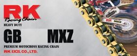 Gb428mxz-118 Rk Gb 428 Pitch Motorcycle Atv Gold Non O-ring Chain Mxz X 118 Links