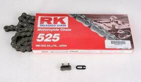 M525-110 Rk 525 M Std Chain 110 Links Non O-ring Suzuki Kawasaki Honda Natural
