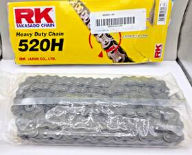 M520hd-140 Rk Racing Chain Heavy Duty 520 Standard Non O-ring 140 Links