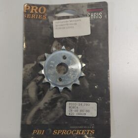 101255.jtsprockets.jtf1256.16 Steel Front Sprocket 86-98 Honda Cr80 420 14t Pbi Pro Series Po33-14.pro