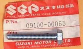 09100-06065 Suzuki 1971-1981 Ts125 Ts185 Tc125 Oem Chain Adjuster Bolt Qty 2
