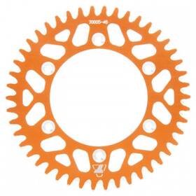 209-167-0005 Tusk Rear Aluminum Sprocket 46 Tooth Orange For Motorcycle
