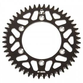 209-167-0008 Tusk Rear Aluminum Sprocket 48 Tooth Black For Motorcycle