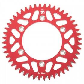 209-167-0010 Tusk Rear Aluminum Sprocket 48 Tooth Red For Motorcycle