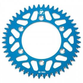 209-167-0011 Tusk Rear Aluminum Sprocket 48 Tooth Blue For Motorcycle