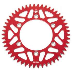 209-167-0016 Tusk Rear Aluminum Sprocket 50 Tooth Red For Motorcycle