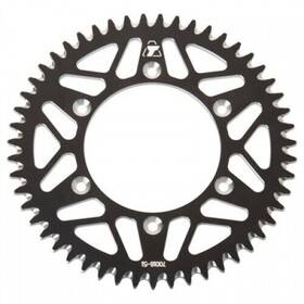 209-167-0018 Tusk Rear Aluminum Sprocket 51 Tooth Black For Motorcycle