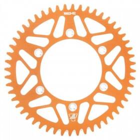 209-167-0023 Tusk Rear Aluminum Sprocket 52 Tooth Orange For Motorcycle