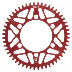 209-167-0024 Tusk Rear Aluminum Sprocket 52 Tooth Red For Motorcycle