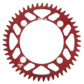 209-167-0036 Tusk Rear Aluminum Sprocket 49 Tooth Red