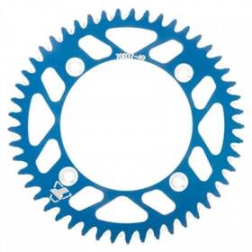 209-167-0037 Tusk Rear Aluminum Sprocket 49 Tooth Blue