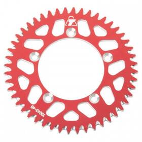 209-167-0043 Tusk Rear Aluminum Sprocket 48 Tooth Red