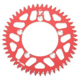 209-167-0047 Tusk Rear Aluminum Sprocket 49 Tooth Red