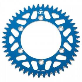 209-167-0067 Tusk Rear Aluminum Sprocket 48 Tooth Blue