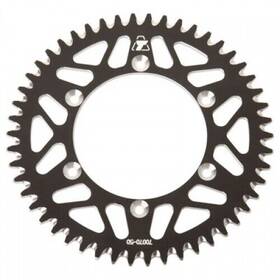 209-167-0070 Tusk Rear Aluminum Sprocket 50 Tooth Black