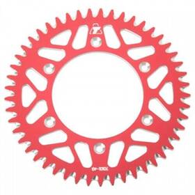 209-167-0101 Tusk Rear Aluminum Sprocket 49 Tooth Red