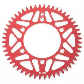 209-167-0107 Tusk Rear Aluminum Sprocket 52 Tooth Red