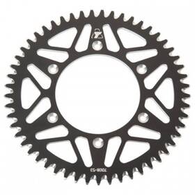 209-167-0108 Tusk Rear Aluminum Sprocket 53 Tooth Black