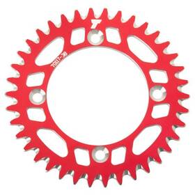 209-167-0117 Tusk Rear Aluminum Sprocket 38 Tooth Red