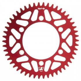 209-167-0147 Tusk Rear Aluminum Sprocket 50 Tooth Red