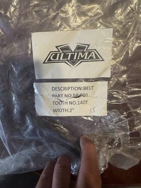 58-901 Ultima 140 Primary Belt