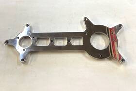 58-916 Ultima Polished Outboard Support Plate For 3.35 Drag Style Open Belt Drives