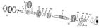 258080 Xlh900 Andrews Mainshaft 11 Harley Xl 57-59 Xlc 1958 Xlch 58-69