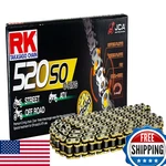 Rk Racing Chain GB520SO-102 Gold Link O-ring Connecting. Fixed Price $122.08.