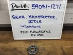 Gear, Kickstarter, Idle W/snapring P/n#: 59051-1271 Kawasaki 1990 KX250. Fixed Price $60.00.