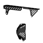 New Burly Brand Slash Cut Chain Guard + Sprocket Cover For Honda Rebel CMX1100. Fixed Price $169.90.