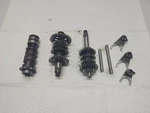 1980 Kawasaki KE125 Transmission Gears Shift Forks Drum (as Shown). Fixed Price $50.00.