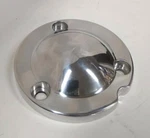 Polished Motor Pulley Cap For Ultima Drag Style Open Belt Drives Part # 58-812. Fixed Price $39.99.