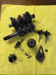 2006 04-07 CRF250R Oem Transmission Gearbox Main Counter Shaft Shift Forks Drum. Fixed Price $82.99.