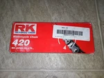 Rk Racing Chain M420-138 Series 138-STANDARD Non O-ring With Connec.... Fixed Price $29.99.