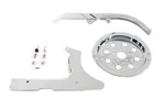 Chrome Belt Guard Kit Fits Harley Davidson V-twin 27-0158. Fixed Price $199.23.