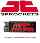 Jt Front Rear Sprocket Kit 16T 43T And 520 X1R X-ring Chain KLR650 1990-2018. Fixed Price $104.66.
