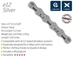 Kmc Speed E-bike Chain 130 Links Silver Bicycle 12SPD. Fixed Price $99.97.