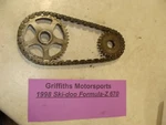 1998 Ski-doo Formula Z 670 CK3 Drive Chain Gear Sprocket 26T 43T 5041485009. Fixed Price $75.00.