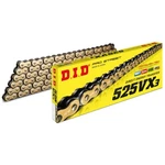 Did Heavy Duty X-ring Gold Motorcycle Chain / 118 Links. Fixed Price $147.74.