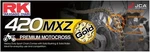 Rk 420 Mxz Heavy-duty Chain 120 Links Gold/black. Fixed Price $56.25.
