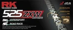 Rk CC525ZXW-150 Xw-ring Chain, Links Chrome. Fixed Price $259.99.